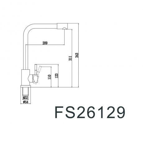 Смеситель для кухонной мойки Fmark (FS26129) - фото 2
