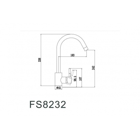Смеситель для кухонной мойки Fmark (FS8232H) - фото 2