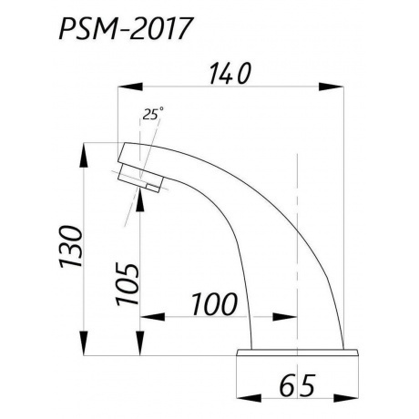 Смеситель для раковины сенсорный ПрофСан ПСМ-2017 - фото 3