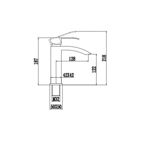 Смеситель для умывальника Fmark (FS8601) - фото 2