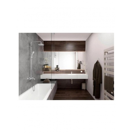Смеситель для раковины hansgrohe Vernis Blend 100, без сливного гарнитура, хром - фото 6