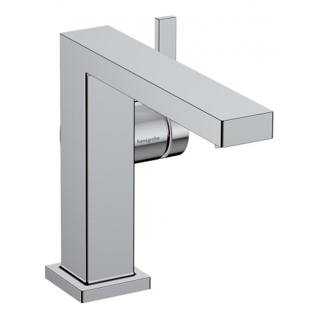 Смеситель для раковины hansgrohe Tecturis E 110 Fine CoolStart, EcoSmart+, с донным клапаном Push-Open, хром - фото 1