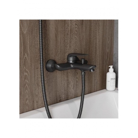 Смеситель для ванны Teymi Hanna, черный матовый T10266 - фото 11