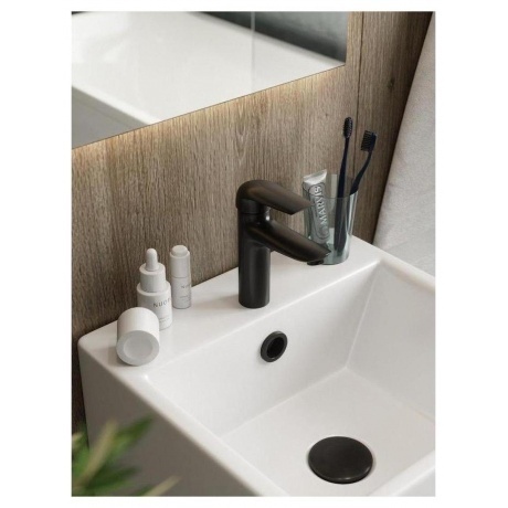Смеситель для раковины Teymi Hanna, черный матовый T10255 - фото 10