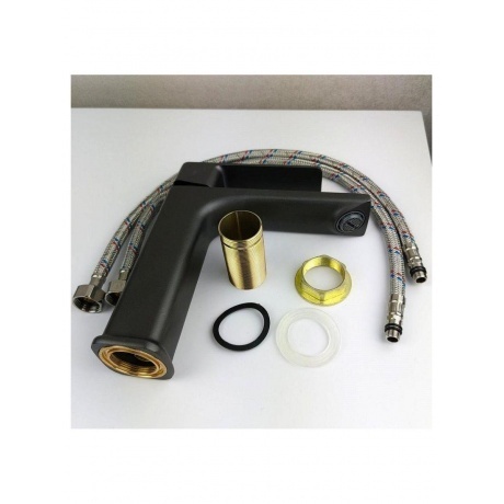 Смеситель для раковины Teymi Lori, графит матовый T10258 - фото 8