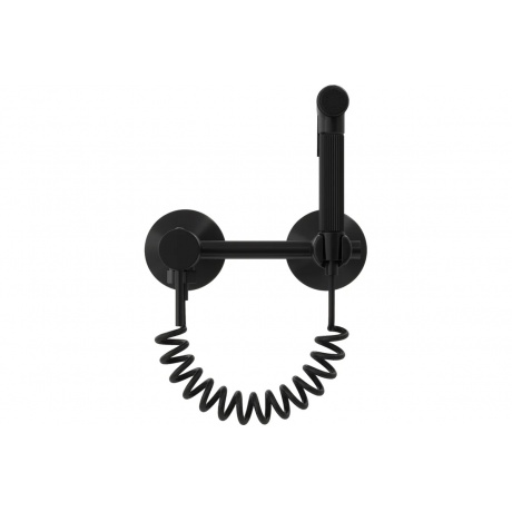 Смеситель с гигиеническим душем Teymi Martta, черный матовый T10...