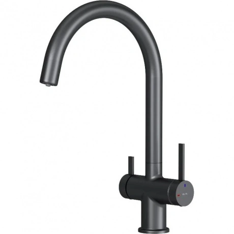 Смеситель для кухни с С-изливом с каналом для питьевой воды AM.P...