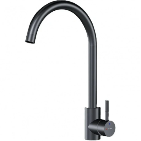 Смеситель для кухни с С-изливом AM.PM X-Joy SF85B07122, черный