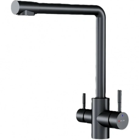 Смеситель для кухни с L-изливом с каналом для питьевой воды AM.P...