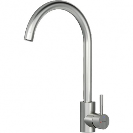 Смеситель для кухни с С-изливом AMPM X-Joy SF85B07111 сатин 4480₽