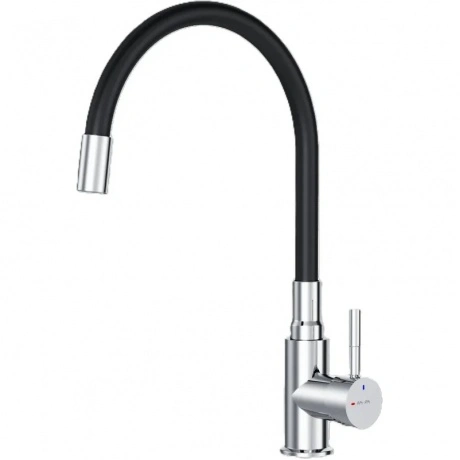 Смеситель для кухни с гибким изливом AM.PM X-Joy SF85B07602, чер...