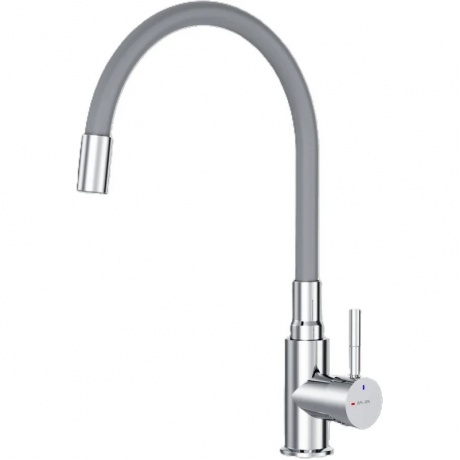

Смеситель для кухни с гибким изливом AM.PM X-Joy SF85B07605, серый/хром