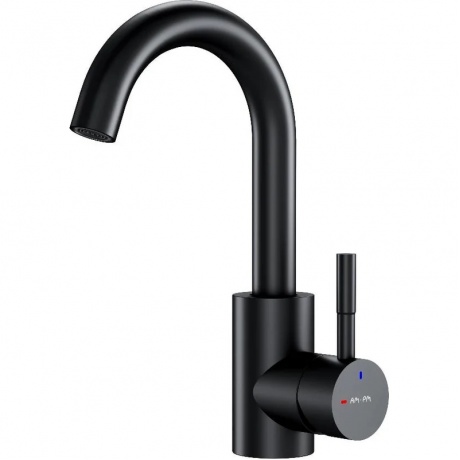 

Смеситель для раковины с поворотным изливом AM.PM X-Joy SF85B02722, черный