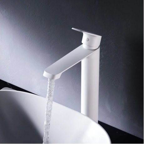 Смеситель для раковины высокий AM.PM Func F8F92033, белый - фото 6