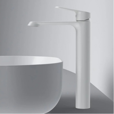 Смеситель для раковины высокий AM.PM Func F8F92033, белый - фото 8