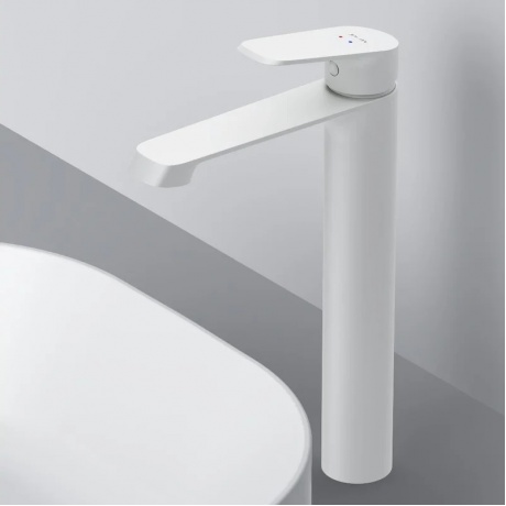 Смеситель для раковины высокий AM.PM Func F8F92033, белый - фото 9