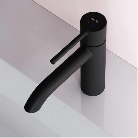 Смеситель для раковины AM.PM Libre F6002222, черный - фото 4