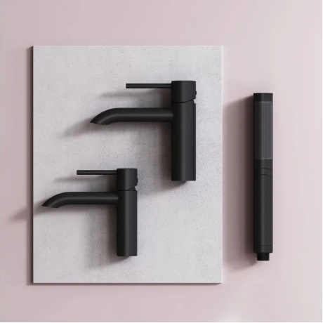 Смеситель для раковины AM.PM Libre F6002222, черный - фото 7