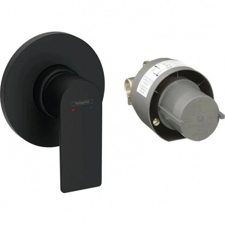 Смеситель для душа Hansgrohe Rebris E 72658670 матовый черный
