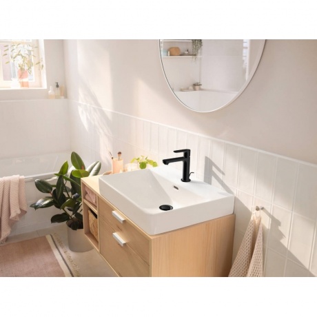 Смеситель для раковины Hansgrohe Rebris S 72517670 матовый черный - фото 5