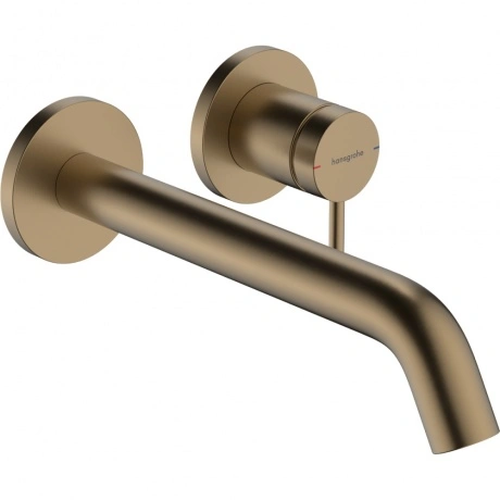 Настенный смеситель для раковины Hansgrohe Tecturis S 73351140 б...