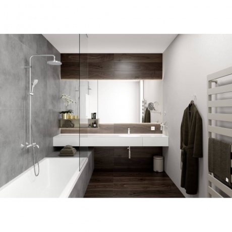 Смеситель для раковины Hansgrohe Vernis Blend 71551000 хром - фото 12