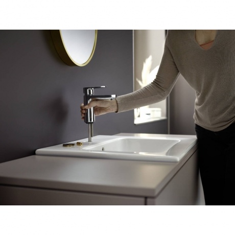 Смеситель для раковины Hansgrohe Vernis Blend 71551000 хром - фото 8