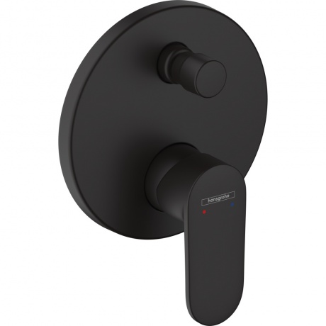 Смеситель для ванны Hansgrohe Vernis Blend 71466670 матовый черный - фото 1