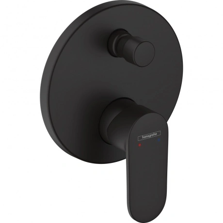 Смеситель для ванны Hansgrohe Vernis Blend 71466670 матовый черн...