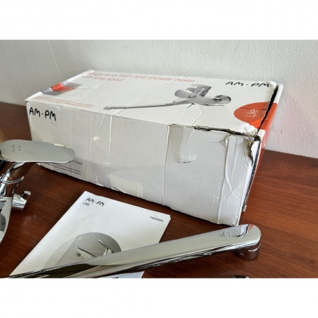 Смеситель для ванны и душа AM.PM Like F8090016 хром хорошее состояние - фото 4