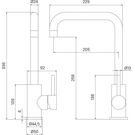 Смеситель для кухни Iddis Kitchen K05STL0i05 - фото 2