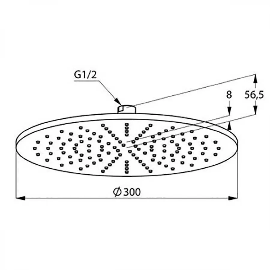 Верхний душ Kludi A-QA 6433005-00 - фото 2