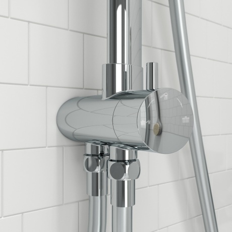 Душевой гарнитур Iddis Swipe SWI3F97i76 с верхней лейкой - фото 5