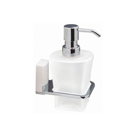 Дозатор жидкого мыла WasserKRAFT Leine White 9061800 - фото 1