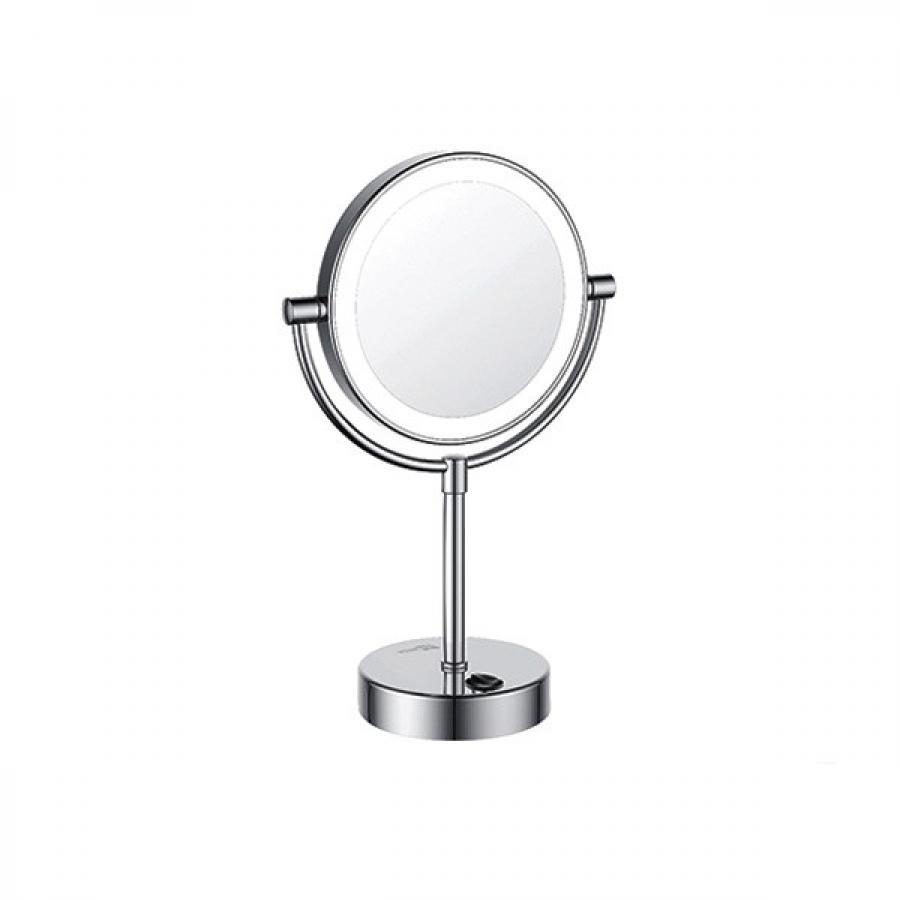 Зеркало с LED-подсветкой WasserKRAFT K-1005 9061821 косметическое зеркало bradex двустороннее с подсветкой и 5 кратным увеличением