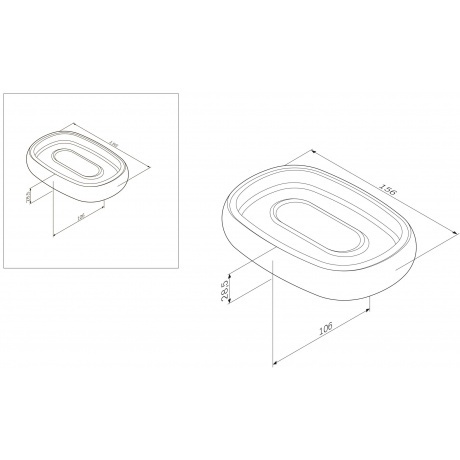 Мыльница AM.PM Sensation A3031200 хром - фото 7