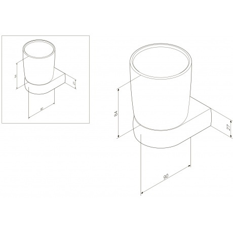 Держатель для стаканчика AM.PM Sensation A3034300 хром - фото 6