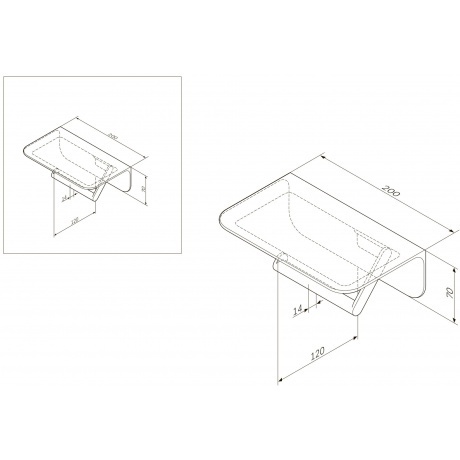 Держатель для туалетной бумаги AM.PM Sense A30341500 хром - фото 6