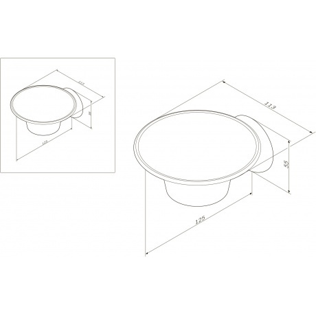 Мыльница AM.PM Like A8034200 хром - фото 6