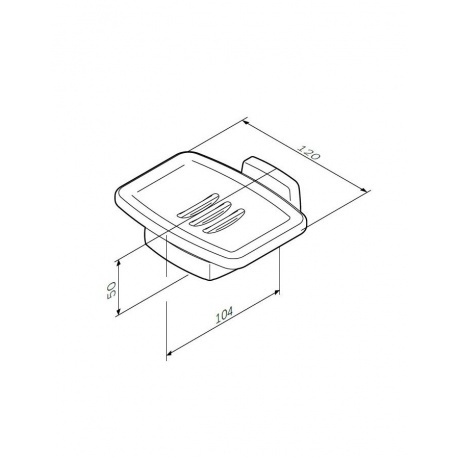 Мыльница AM.PM Gem A9034200 хром - фото 6