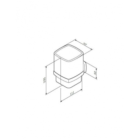 Держатель для стаканчика AM.PM Gem A9034300 хром - фото 6