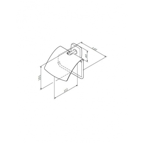 Держатель для туалетной бумаги AM.PM Gem A90341400 хром - фото 6