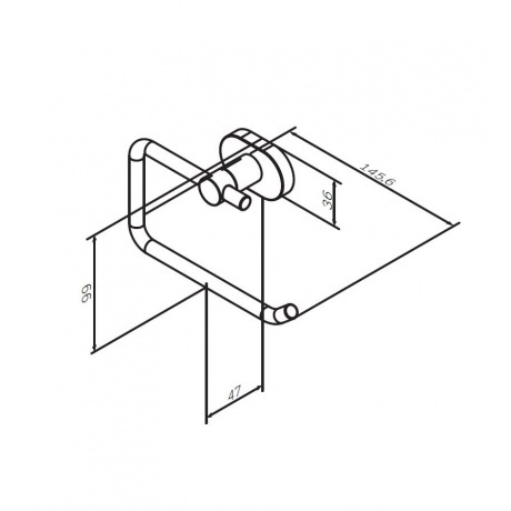 Держатель для туалетной бумаги AM.PM Sense A7434100 хром - фото 2