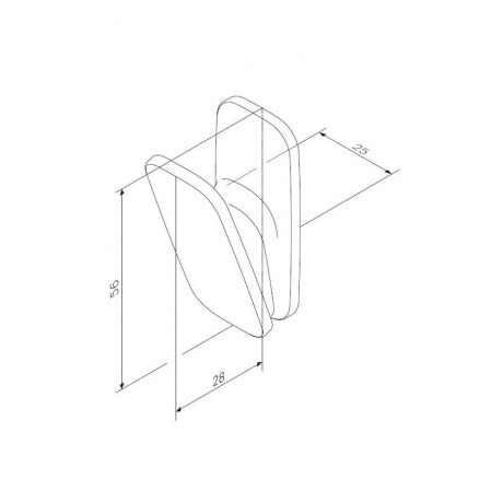 Крючок AM.PM Inspire 2.0 A50A35500 хром - фото 2