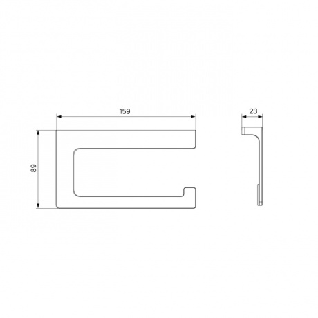 Держатель для туалетной бумаги Iddis Slide SLIGM00i43 - фото 3