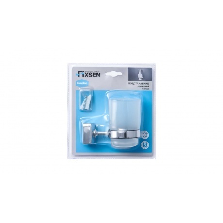 Подстаканник FIXSEN Kvadro одинарный (FX-61306) - фото 2