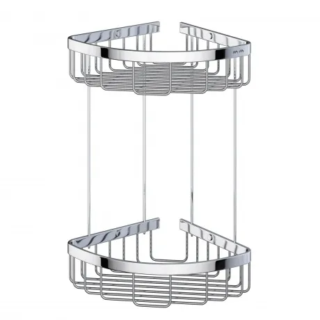 Корзина для душа угловая двухъярусная AM.PM Sense L A7452200 хро...