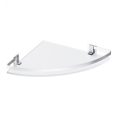 Полка угловая стеклянная AM.PM Sense L A7456100 серебристый - фото 2