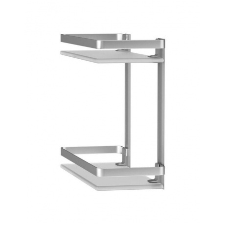 Полка двухуровневая стеклянная AM.PM Sense L A7455200 серебристый - фото 4