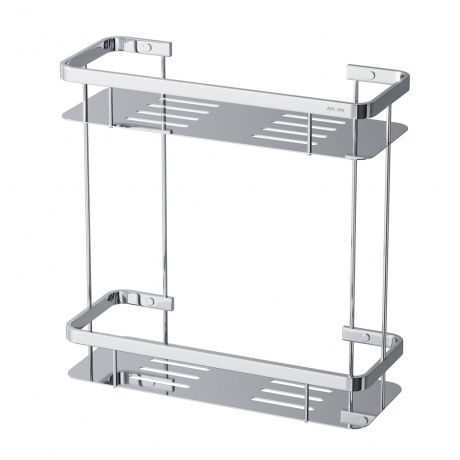 

Полка для душа прямая двухъярусная AM.PM Sense L A7453200 хром